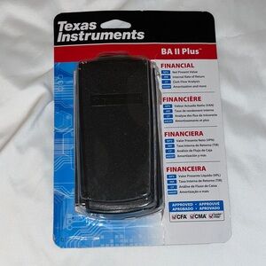 Texas Instruments BA II Plus Financial Calculator in Black